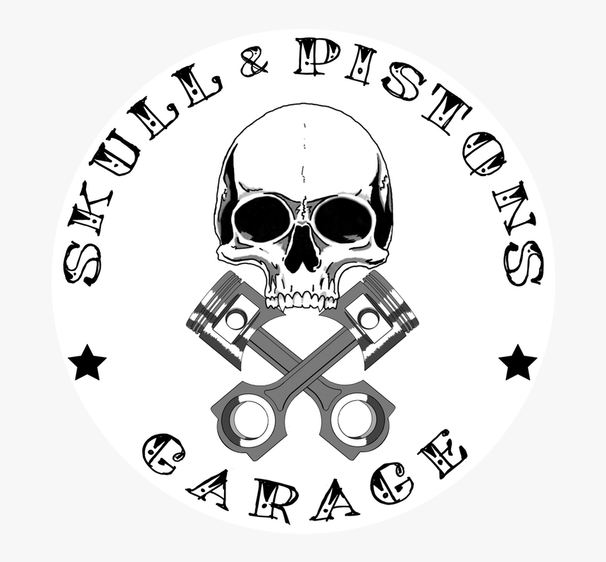Skull & Pistons Garage Was Established In 2014 By Two - Rose Tattoo Font, HD Png Download