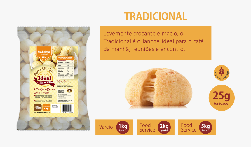 Pão De Queijo Ideal, HD Png Download