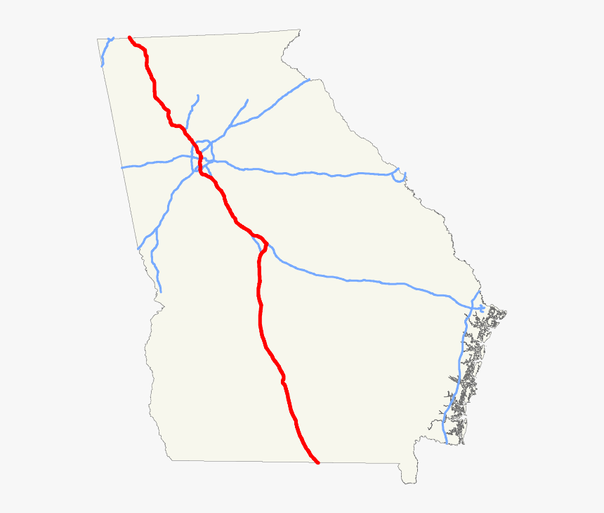 Vector Free Art Print Of Blank Interstate Highway Sign Columbus Ga