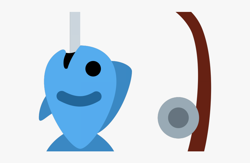 Fishing Pole Clipart - Fishing Pole With Fish Clipart, HD Png Download