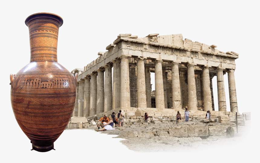 Clip Art Greek Architecture Art History - Parthenon, HD Png Download
