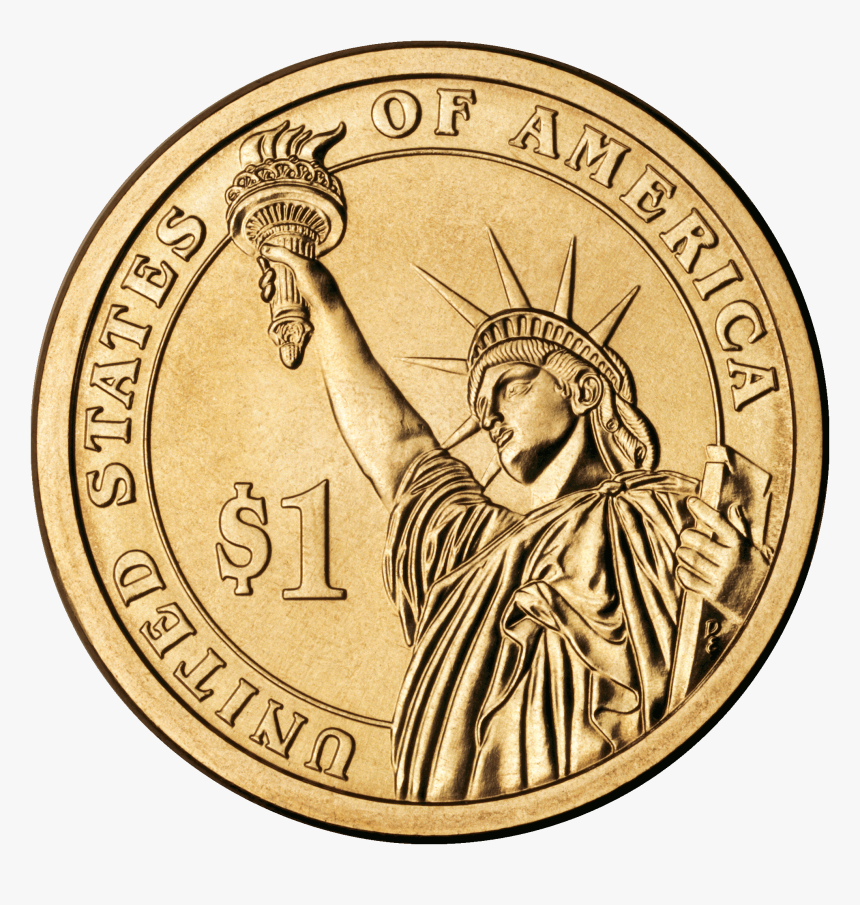 Us Dollar Coin Png, Transparent Png