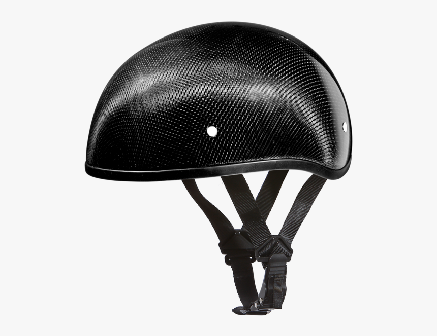 Daytona Helmets Motorcycle Half Helmet Skull Cap- Carbon - Carbon Fiber Half Helmet, HD Png Download