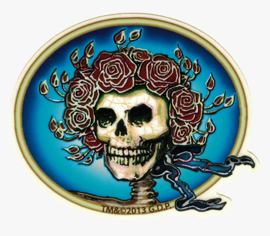 Transparent Grateful Dead Skull Png - Grateful Dead Sticker Ideas, Png Download