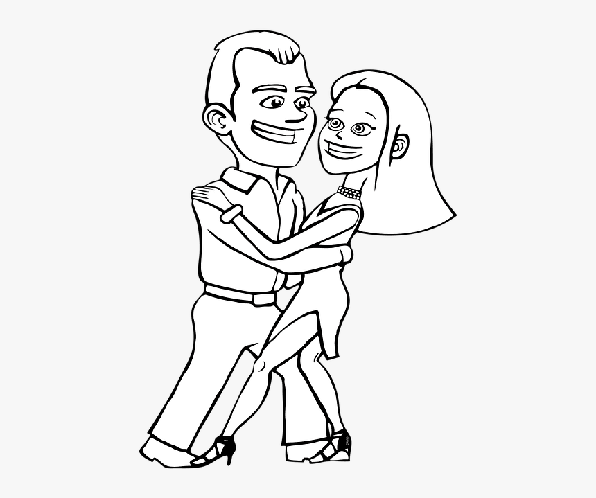 Salsa Dancer, Salsa Dancers, Salsa Party, Salsa Couple - Cartoon, HD Png Download
