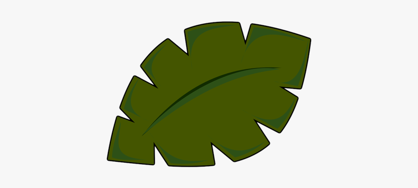 Vector Image Of Leaf - Jungle Leaves Clipart, HD Png Download