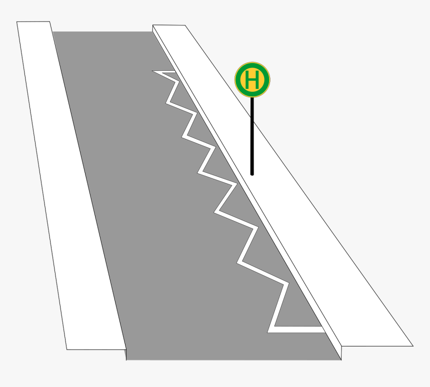 Traffic Sign Road Sign Shield Free Picture - Grenzmarkierung Für Halt Oder Parkverbote, HD Png Download