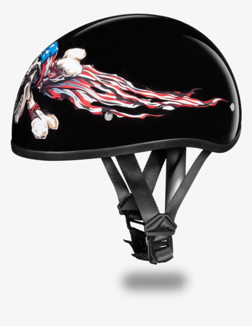 Daytona Skull Cap- Graphics - Motorcycle Helmet, HD Png Download