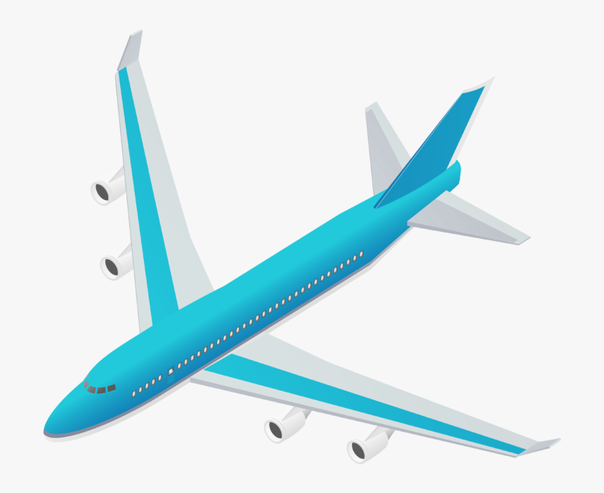 Transparent Transparent Background Airplane Clipart, HD Png Download