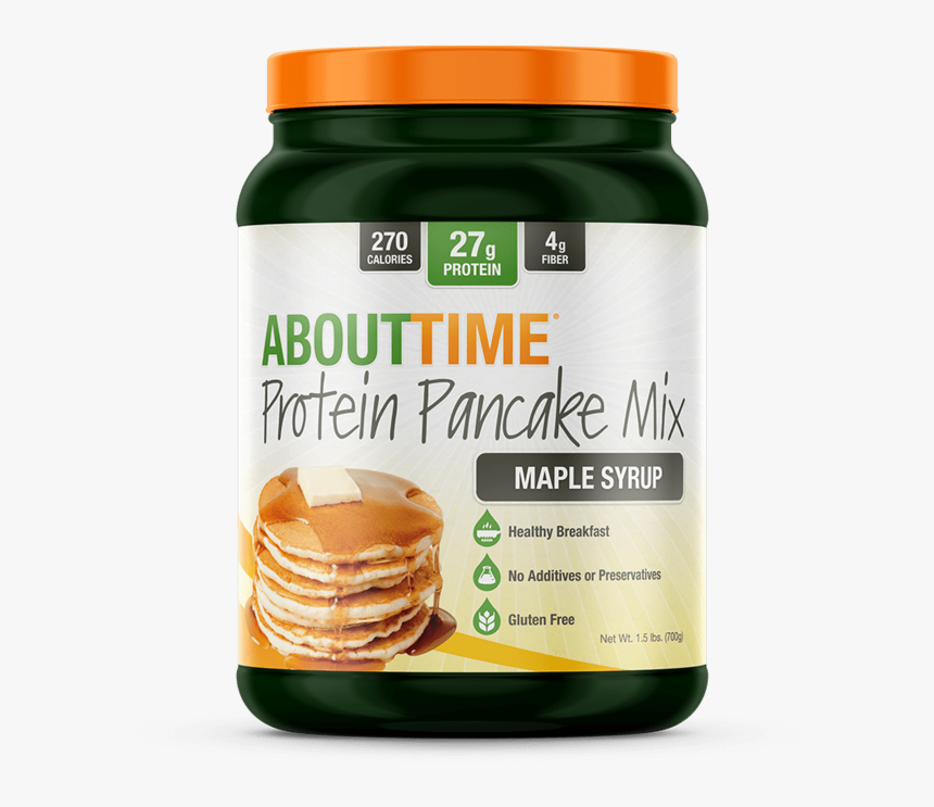 About Time Pancake Mix - Time Protein Pancake Mix, HD Png Download