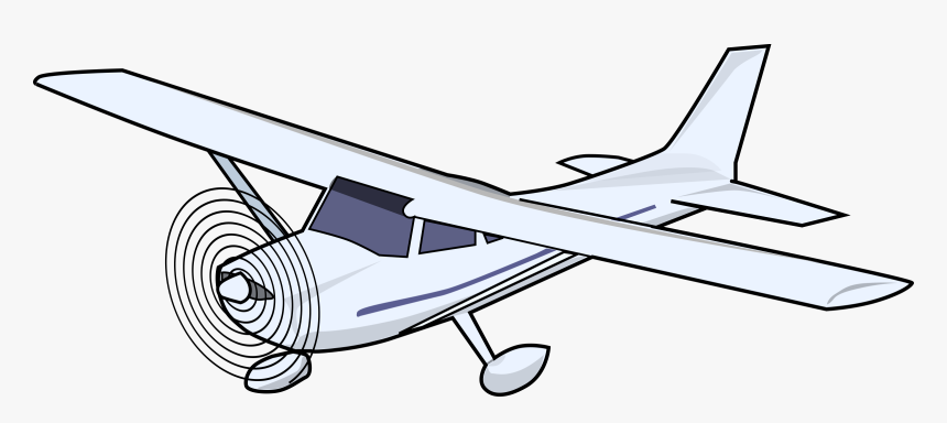 Airplane Cessna 172 Cessna 150 Clip Art - Cessna Clipart, HD Png Download