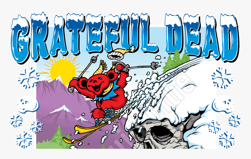 Grateful Dead Bear Png - Cartoon, Transparent Png