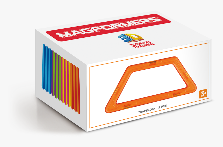 Trapezoid 12pc Set - Magformers Accessoires, HD Png Download