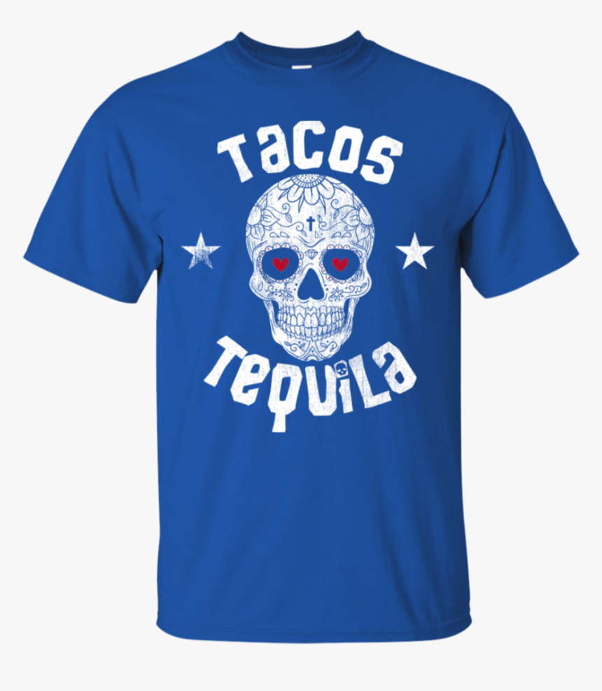 Tacos Tequila Day Of The Dead Sugar Skull Halloween - Skull, HD Png Download