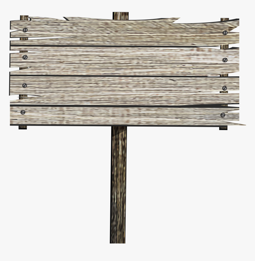 Clipart Table Old Table - Old Wooden Sign Free, HD Png Download