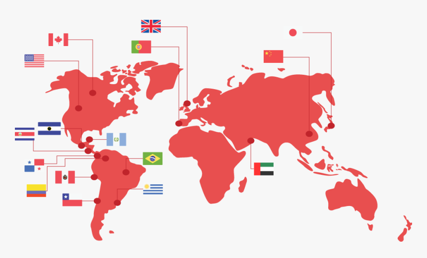 Cape Town On The World Map, HD Png Download