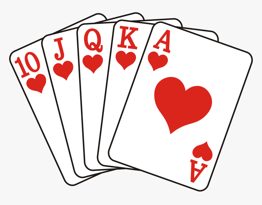 Cards Huge Freebie - Royal Flush Clipart, HD Png Download