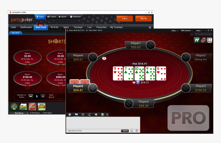 Partypoker Has Launched Short Deck Hold’em, A Game - Party Poker Short Deck, HD Png Download