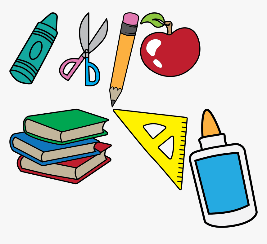 Cartoon Pencils And Scissors, HD Png Download