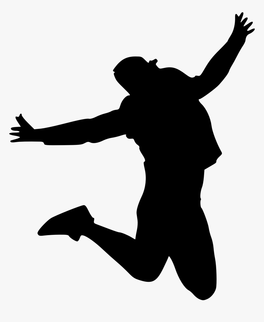 Jump Silhouette, HD Png Download