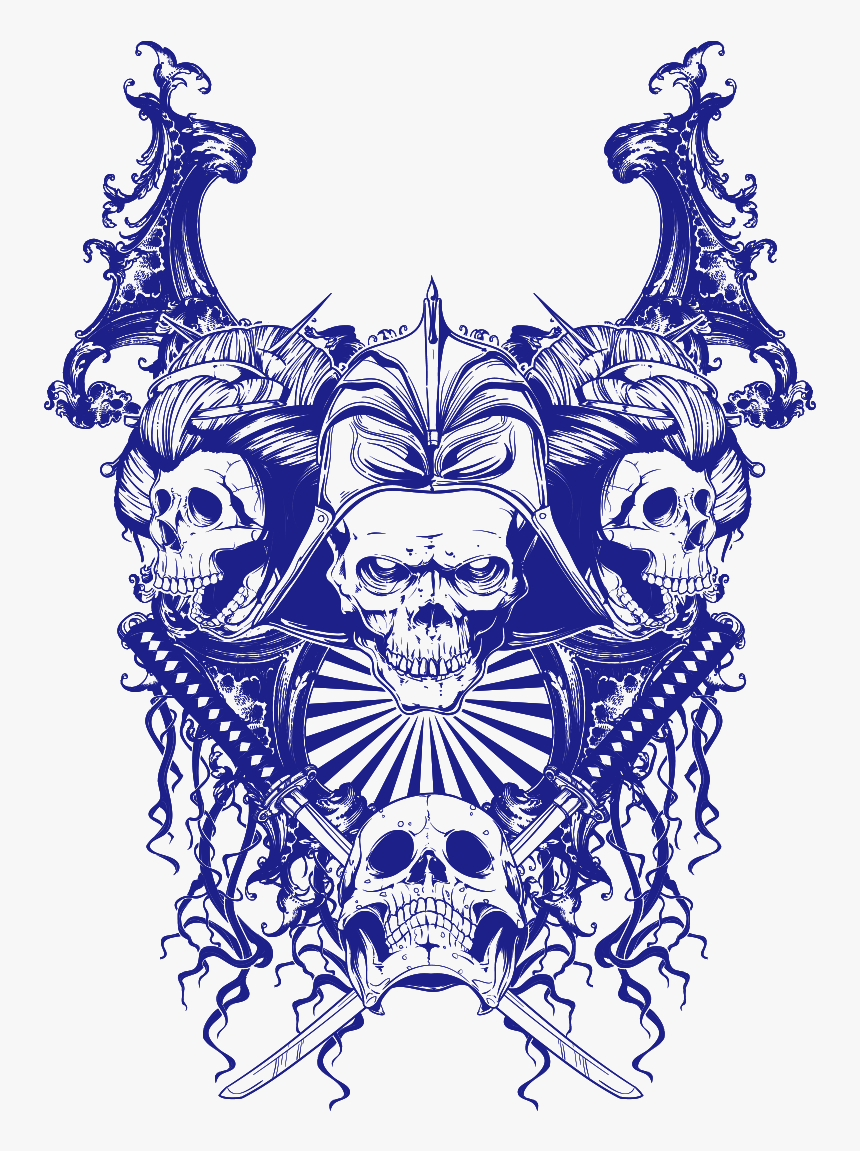 Skull Punk Rock - Punk Rock Style Vectors, HD Png Download