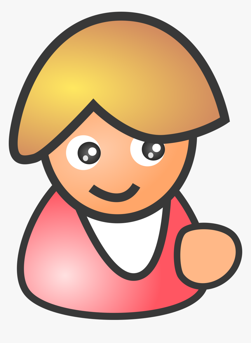 Person Smiling Cartoon Clipart - Clipart Person, HD Png Download