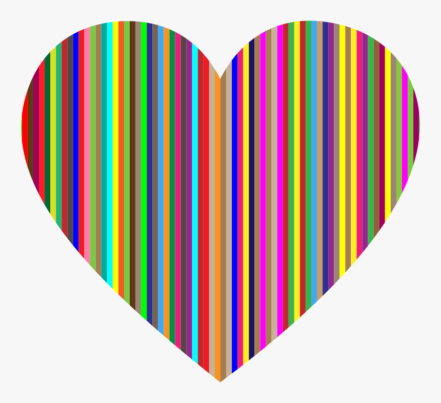 Heart Clipart Png Stripes, Transparent Png