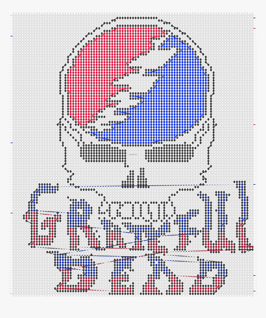 Alpha Pattern - Cross-stitch, HD Png Download