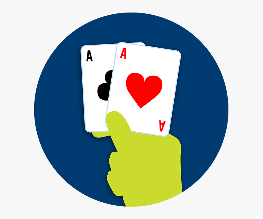 A Hand Holds Up A Pair Of Aces Hd Png Download Transparent Png Image Pngitem