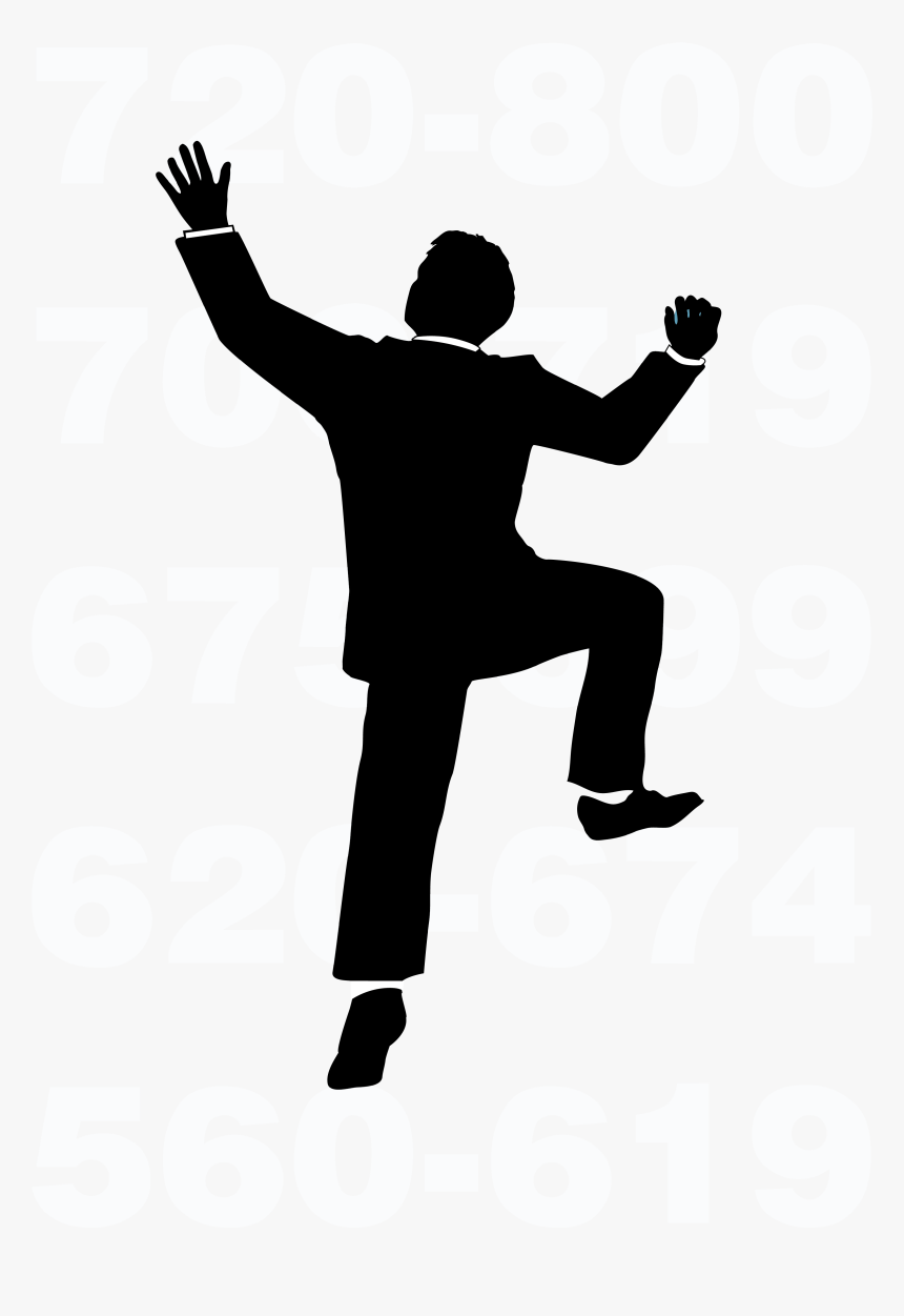 The - Jumping - Person Climbing Silhouette, HD Png Download