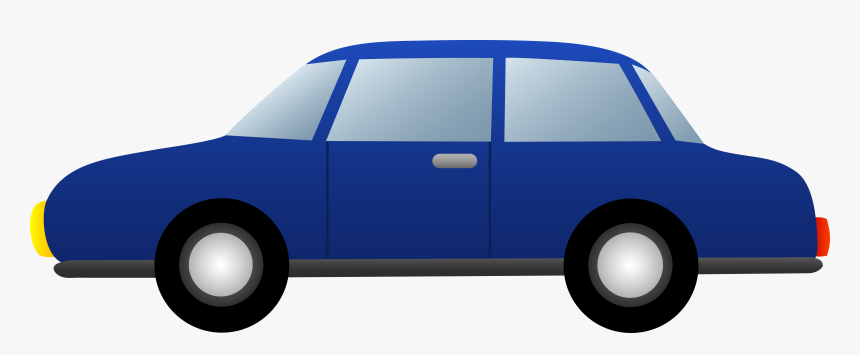 Car Clipart Free - Blue Car Clip Art, HD Png Download