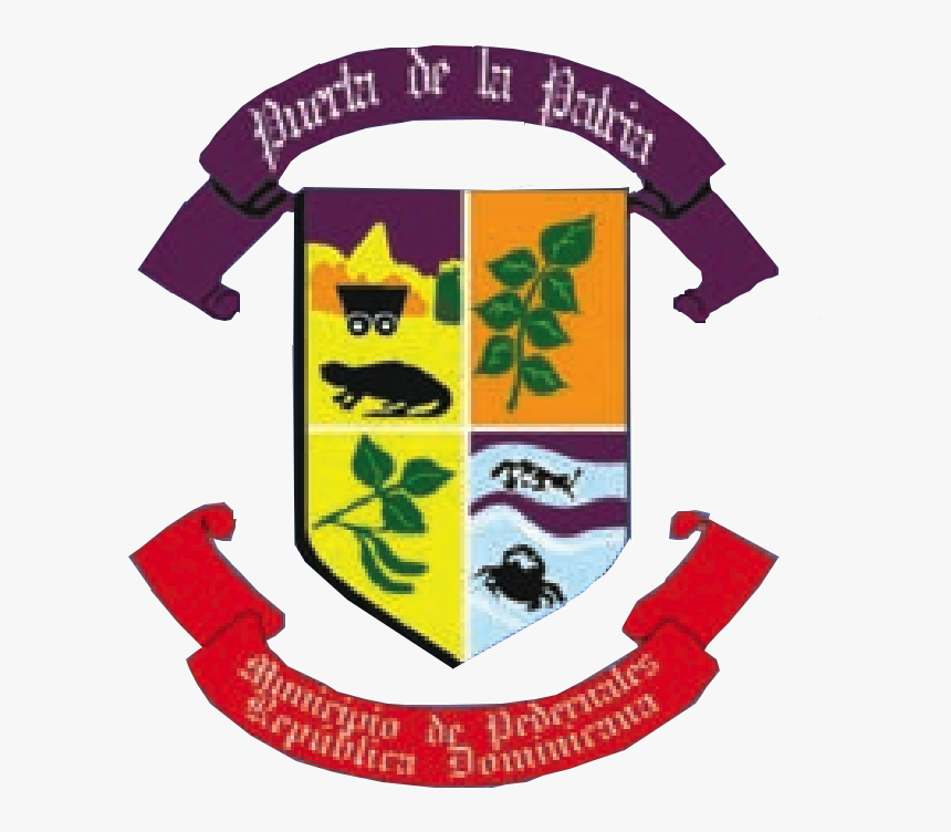 Escudo Del Municipio Pedernales - Escudo Municipio Pedernales, HD Png Download
