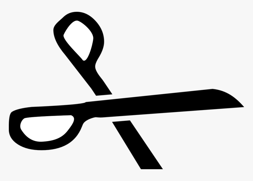 Scissors, Black, Cutting, Blade, Scissor, Haircut - Scissors Clip Art, HD Png Download