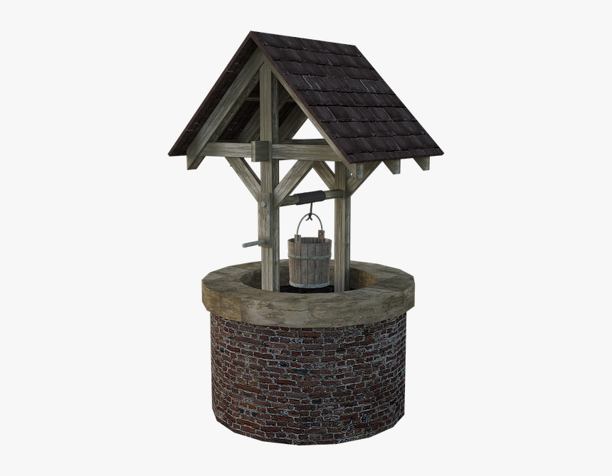 Water Well,roof - Fountain, HD Png Download