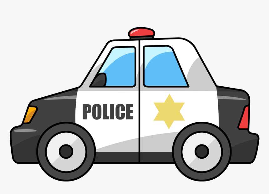 Free To Use Public Domain Police Car Clip Art - Police Car Clipart Transparent, HD Png Download