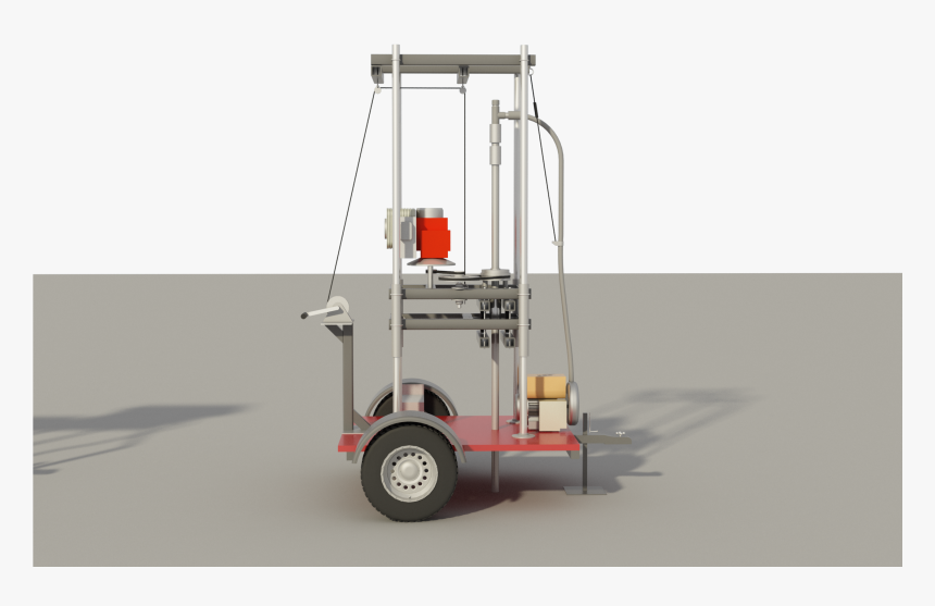 Water Well Drill Plans Build Your Own Drilling Equipment - Homemade Well Drilling Water Machine, HD Png Download