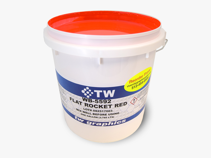 Tw 5592 Flat Rocket Red Water Based Poster Ink - Plastic, HD Png Download