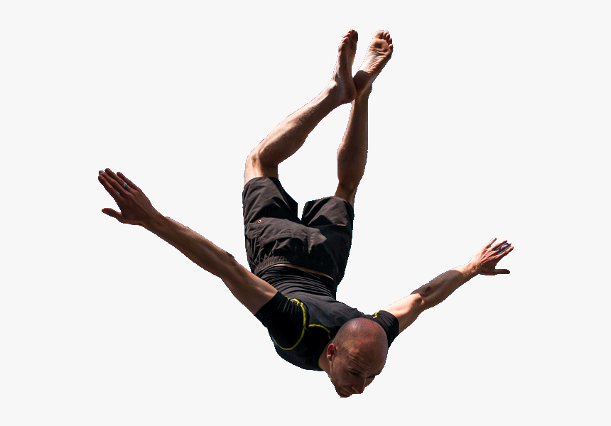 Gravit8 Extreme Trampoline Park - Man Jumping Down Png, Transparent Png