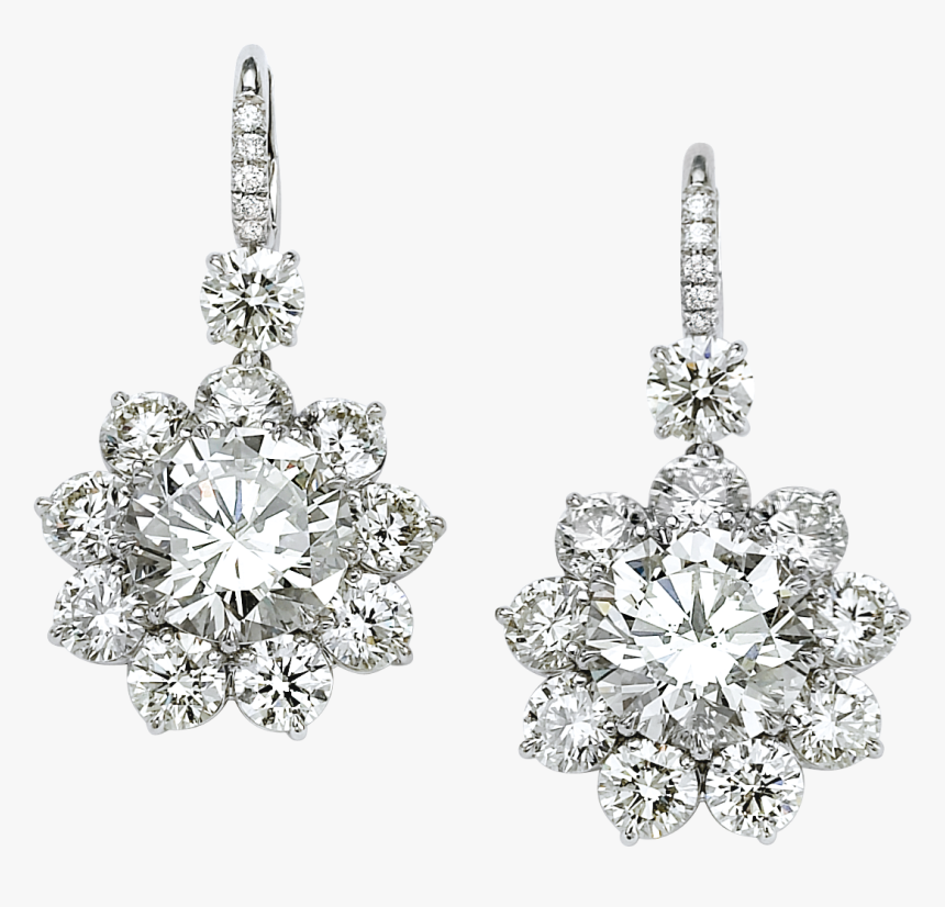 Diamond Earring Png Image - Diamond Earrings Png, Transparent Png