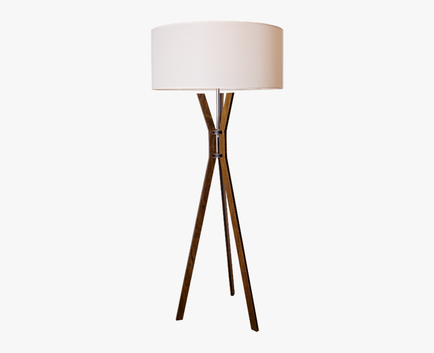 Floor Lamp Tripé 3003 Cúpula Madeira - Coluna Tripe 3003 Accord, HD Png Download