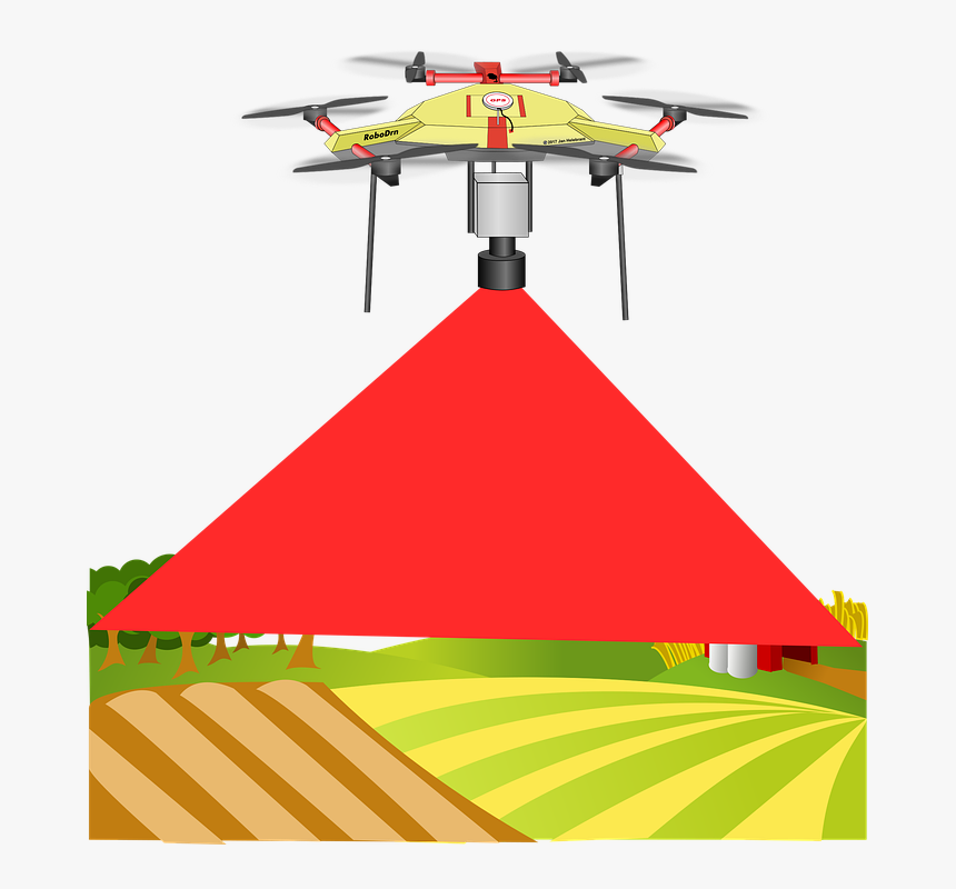 Drone, Remote, Air, Flight, Uav, Unmanned, Aerial - Remote Sensing Clipart, HD Png Download