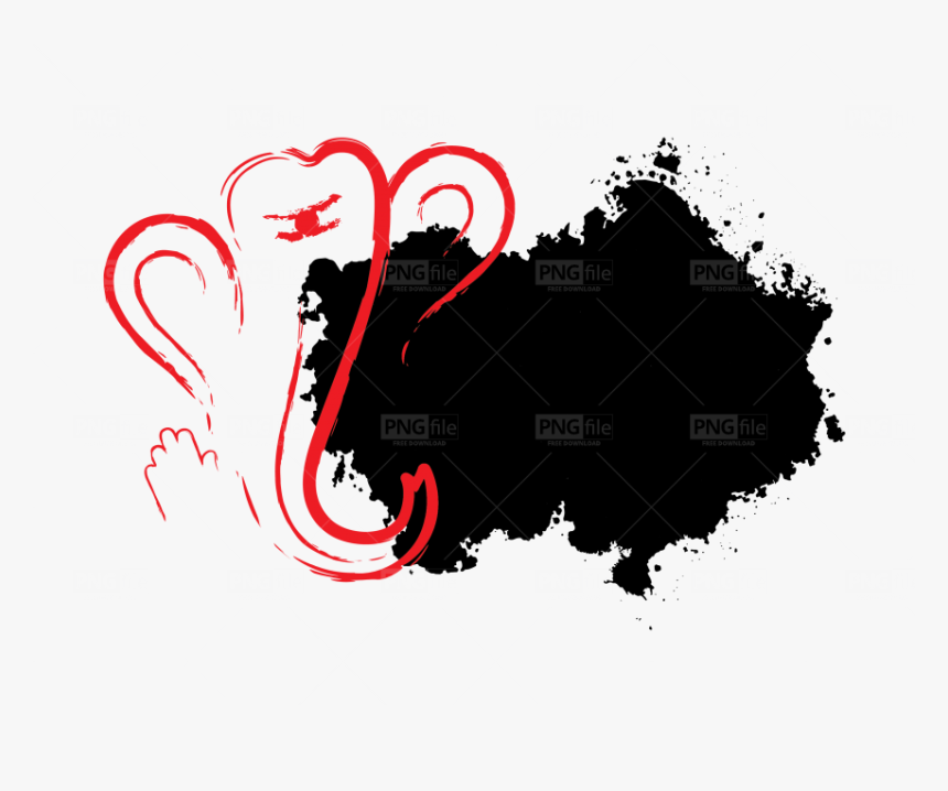 Art Ganesha Png, Transparent Png