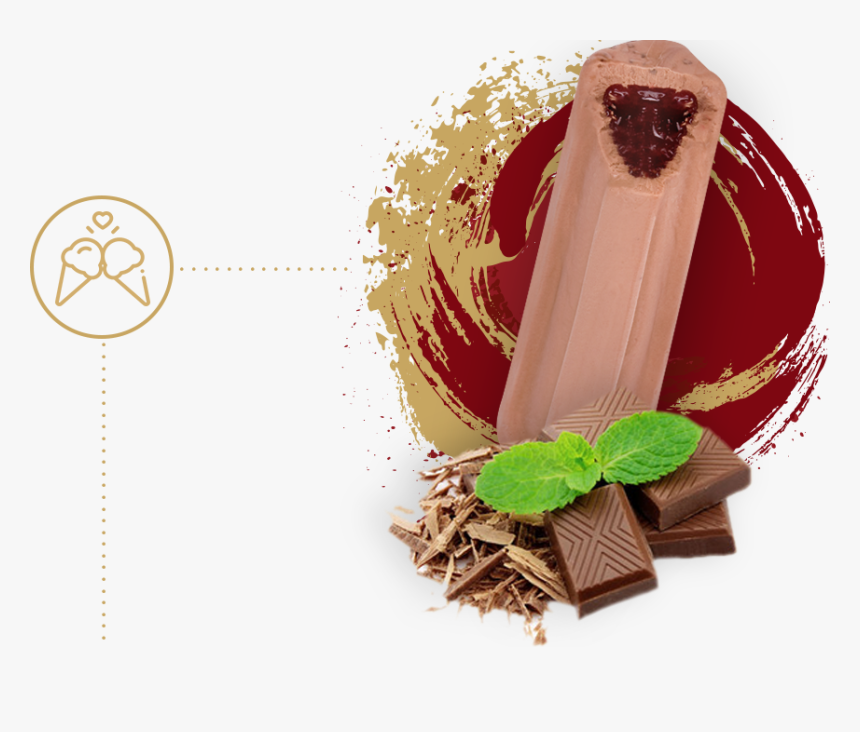 Sobre-sorvete - Chocolate, HD Png Download