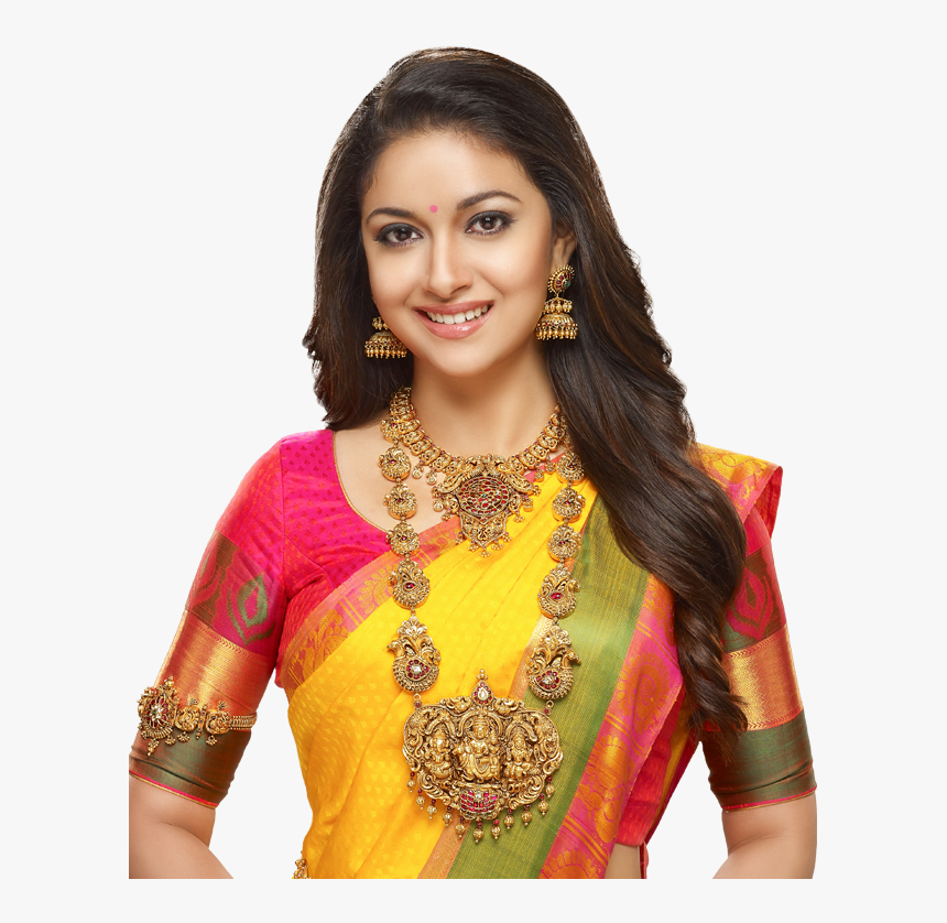 Collections Indian Wedding Jewelry, Indian Bridal, - Keerthy Suresh Nice Saree, HD Png Download