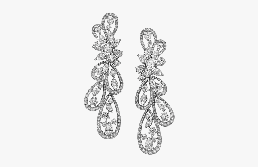 Buy Chandelier Swarovski Earrings Online India, HD Png Download
