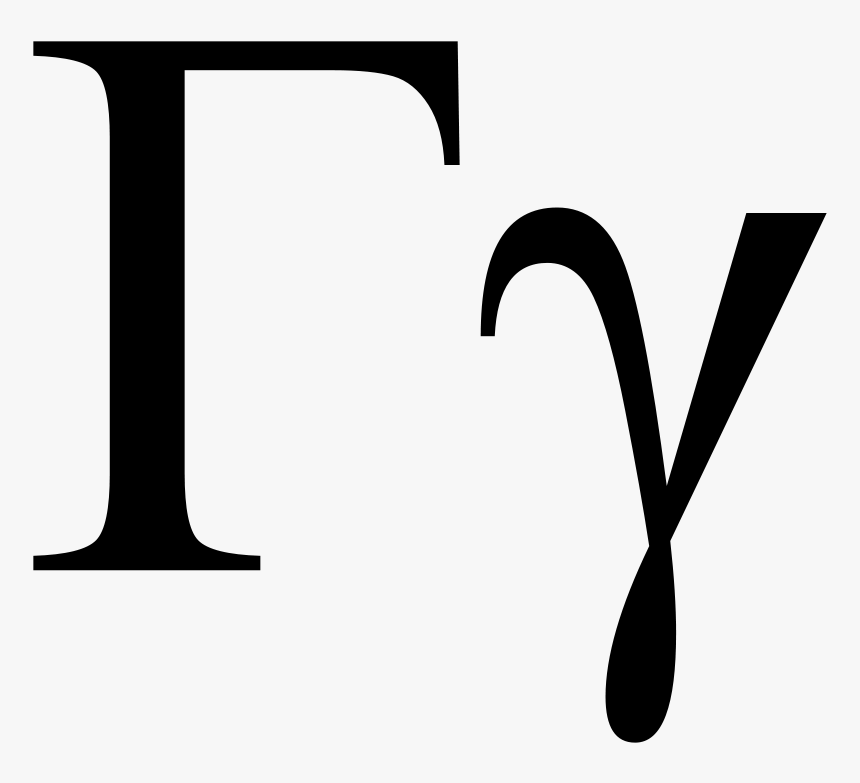 Gamma Symbol Clipart , Png Download, Transparent Png