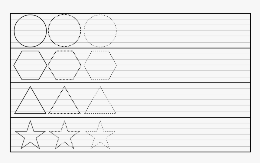 Actividad De Dibujo, Formas Geometricas - Çocuklar Için Geometrik Şekiller, HD Png Download