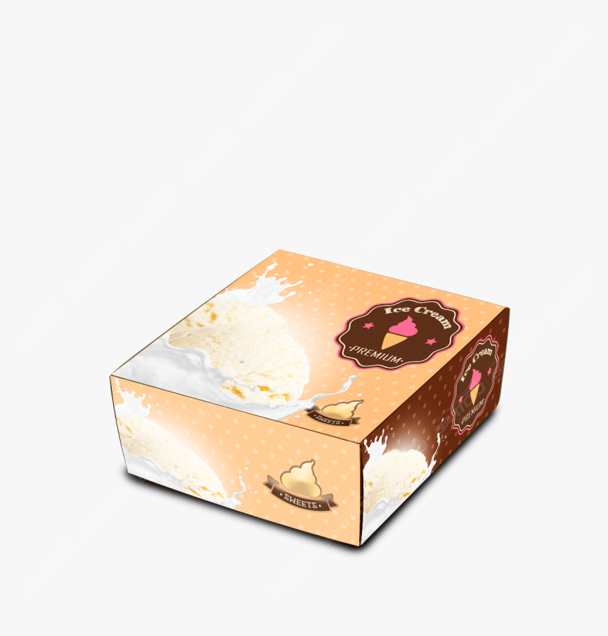 Clip Art Caixa De Sorvete - Chocolate, HD Png Download