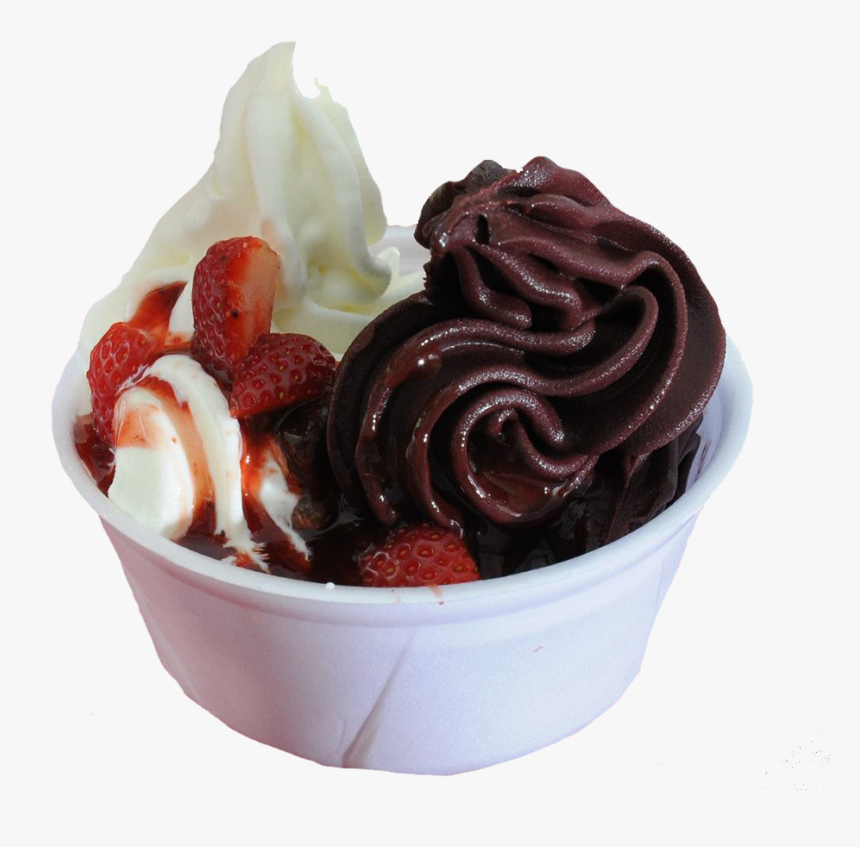 Açaí Com Frozen Iogurte - Açaí Com Sorvete Png, Transparent Png