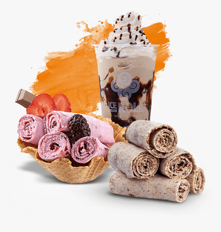 Ice Cream Roll - Sorvete Na Chapa Png, Transparent Png